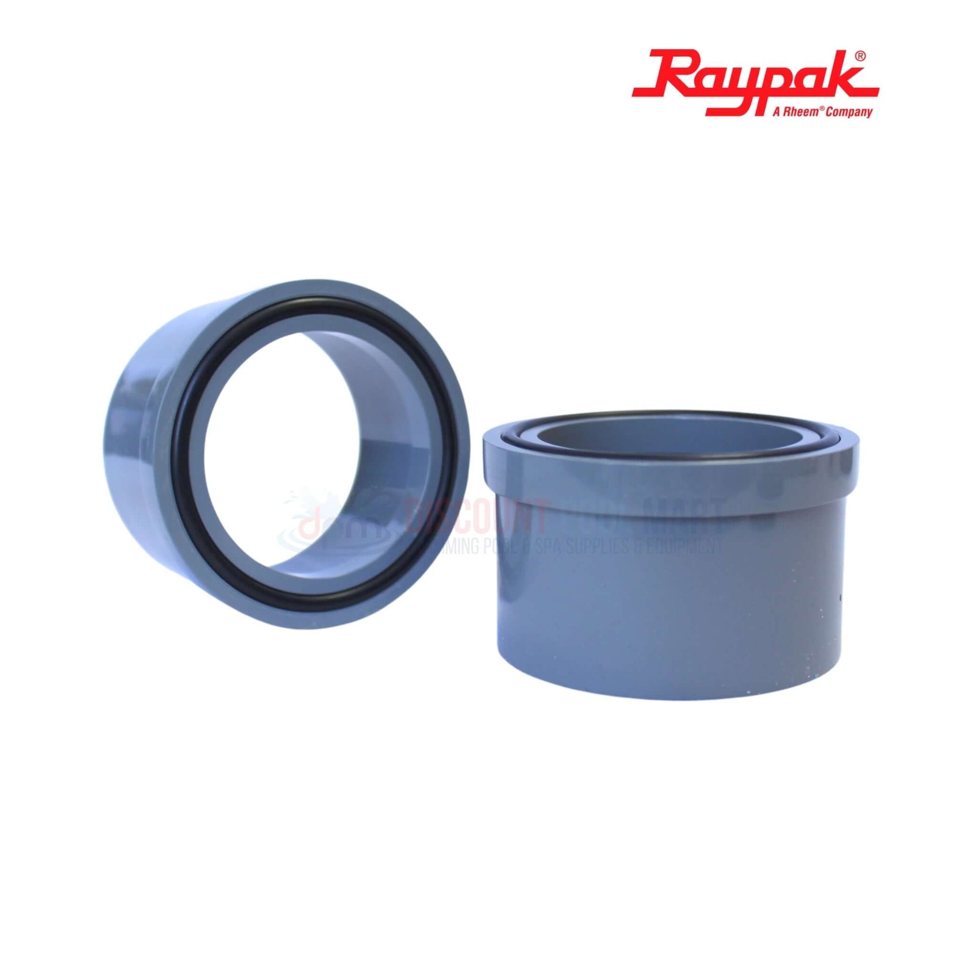 Raypak PVC connector union for pool heater, 2 inch, 2 pack, from Discount Pool Mart DPM.