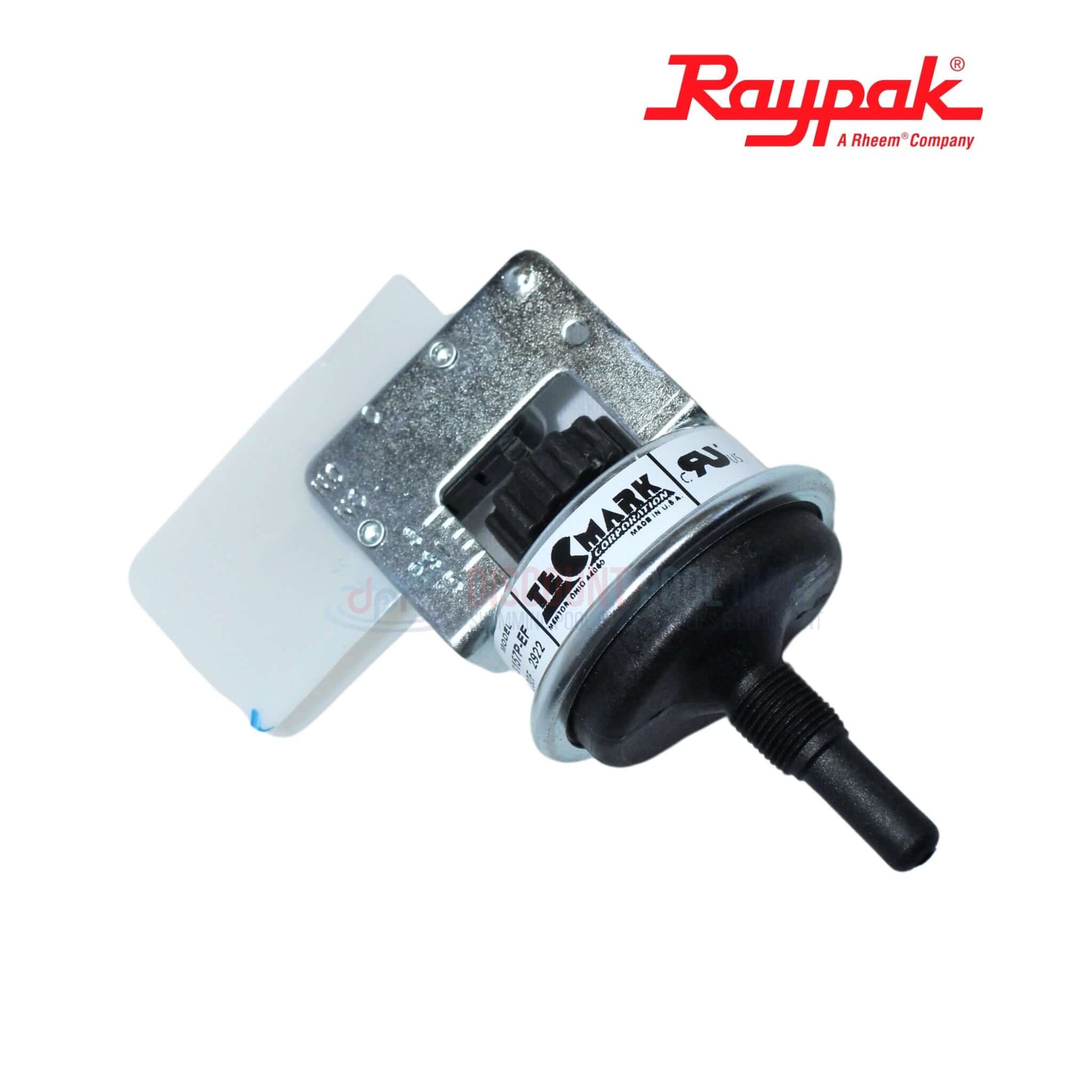 Raypak Pressure Switch for Heaters model 009133F, 11 PSI, available at Discount Pool Mart DPM.