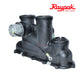 Raypak Protek Shield Inlet Outlet Header Assembly 017959F for DPM | Discount Pool Mart, enhances efficiency and performance.