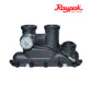 Raypak Protek Shield Inlet Outlet Header Assembly 017959F from Discount Pool Mart DPM for efficient heater performance.