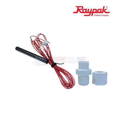 Raypak Temperature Outlet Sensor Kit for Avia Gas Heater 264 404 at Discount Pool Mart DPM, includes components for easy installation.