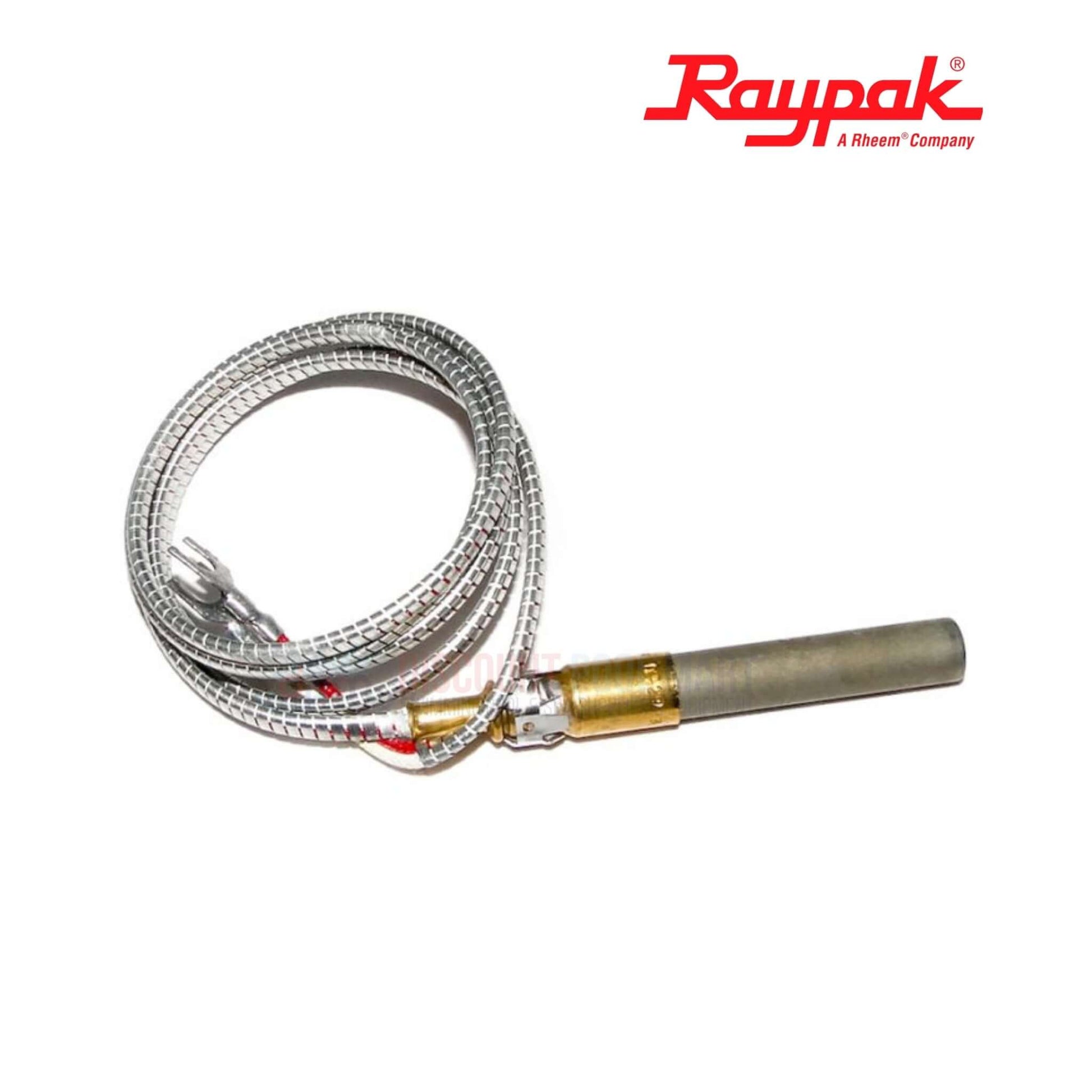 Raypak Thermocouple Pilot Generator 600019B, 35" for heaters at Discount Pool Mart DPM, essential safety part.