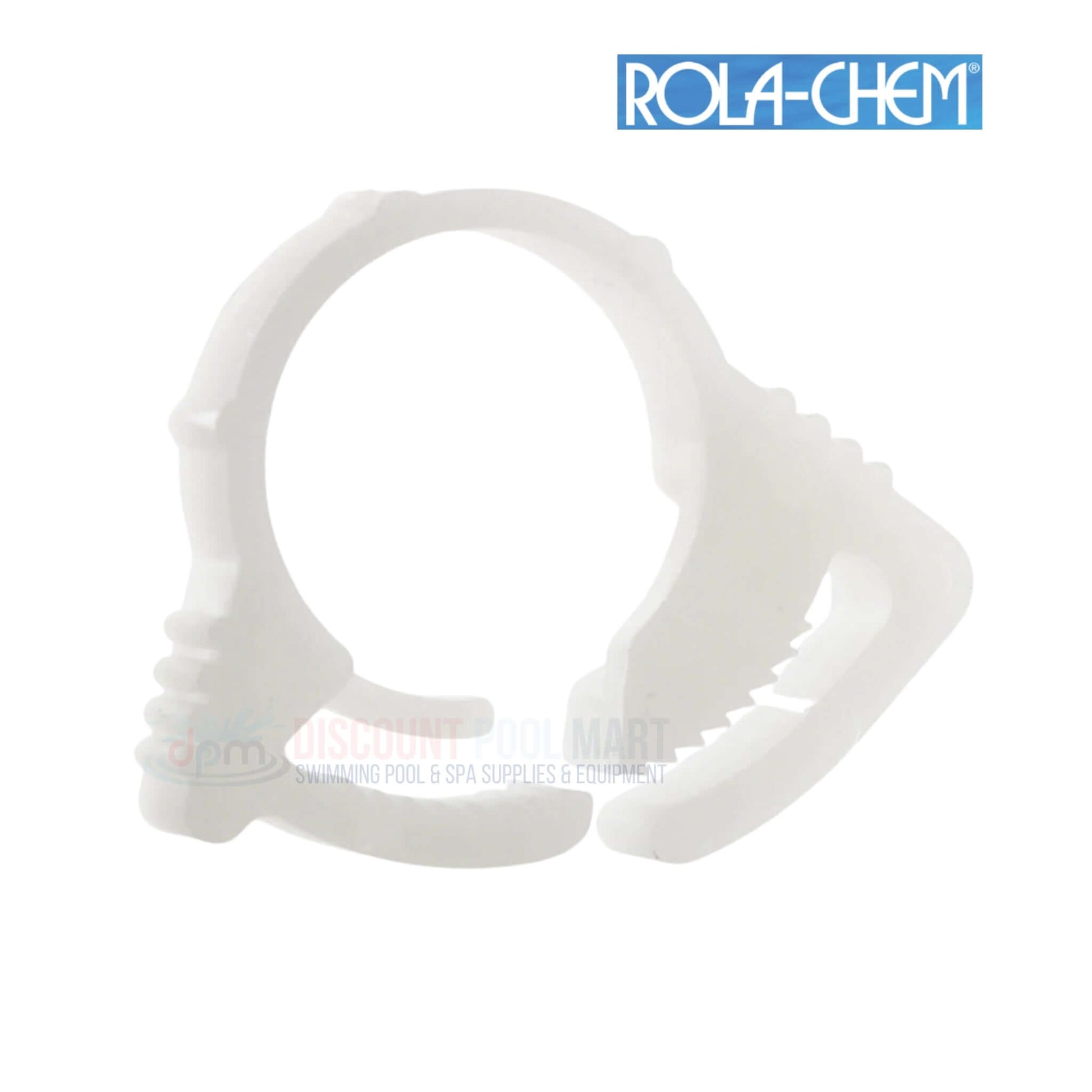 Rola-Chem Hose Clamp No. 6 520110, durable and corrosion-resistant, available at Discount Pool Mart DPM.
