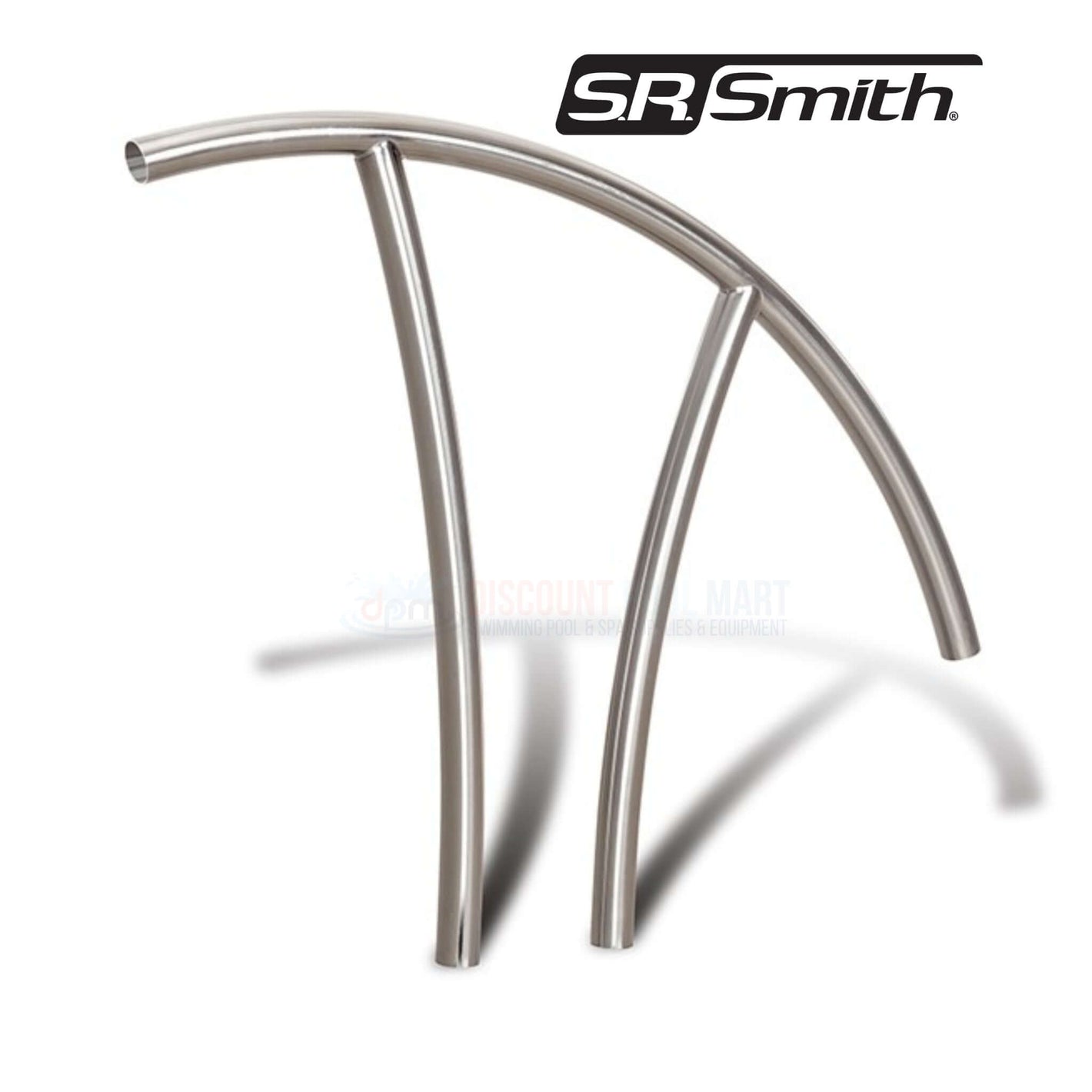 S.R.Smith Artisan Series Single Pool Hand Rail made of polished 304L stainless steel | Discount Pool Mart DPM | ART-1001S