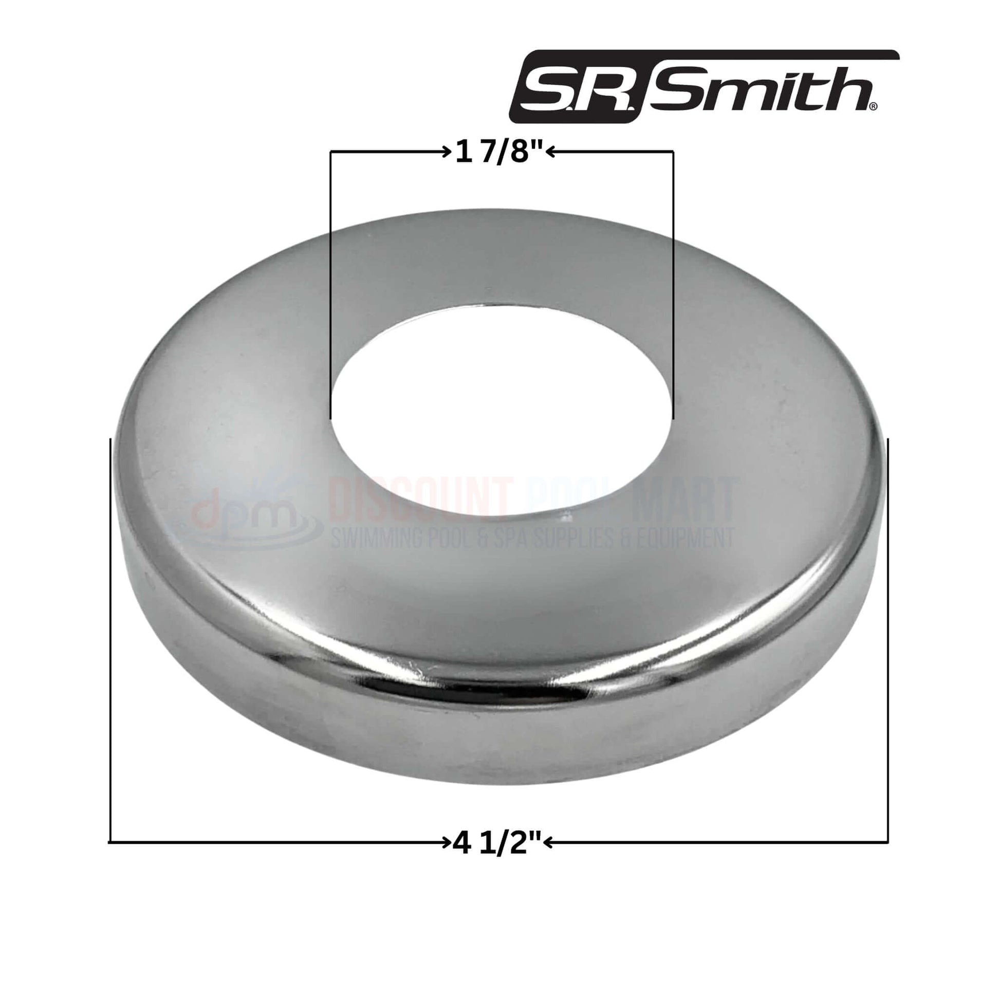 S.R. Smith Stainless Escutcheon Round Plate 1.90" OD EP-100F-MG from Discount Pool Mart DPM