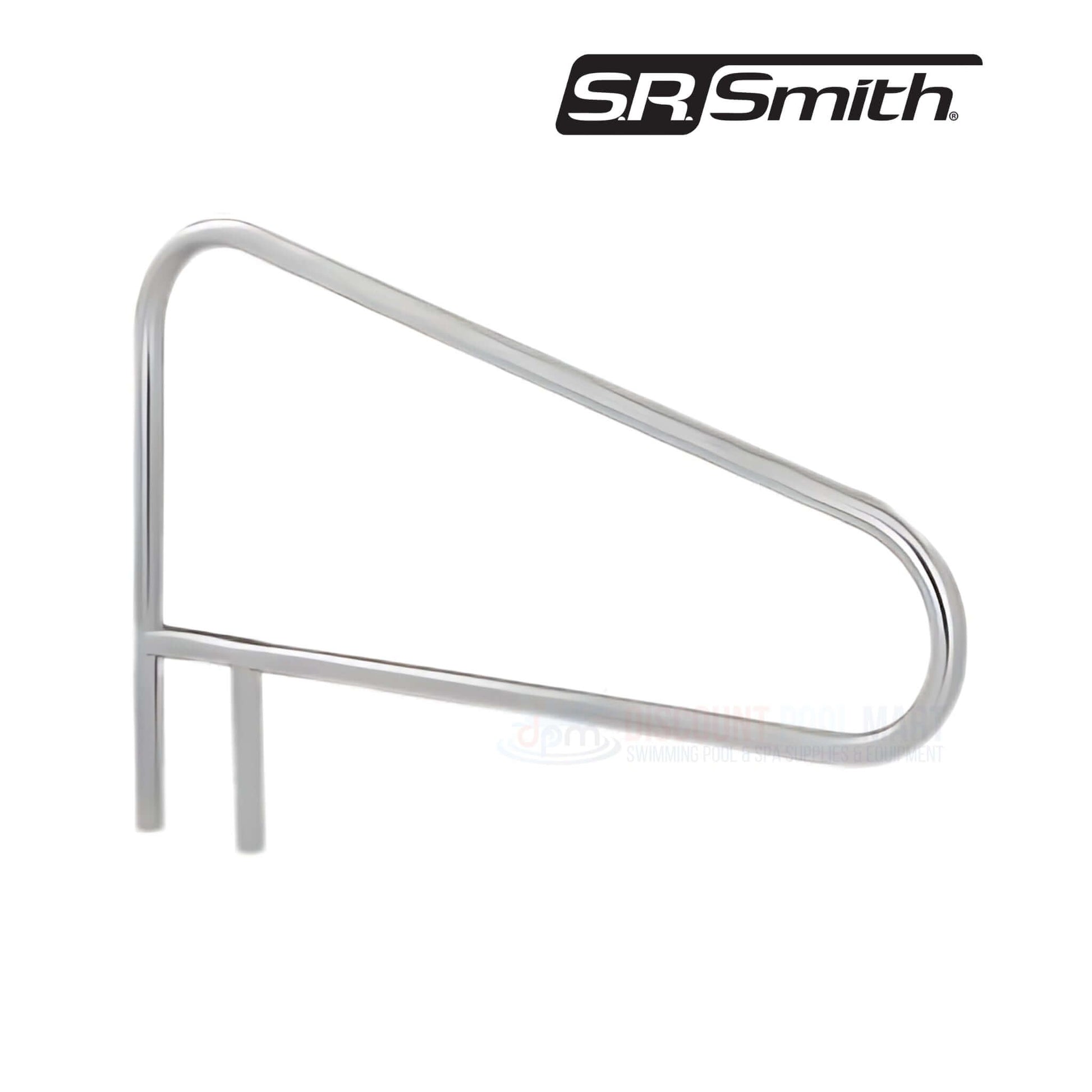 S.R. Smith 54" Stainless Steel 3-Bend Center Grab Rail DMS-103A from Discount Pool Mart for safe pool access.
