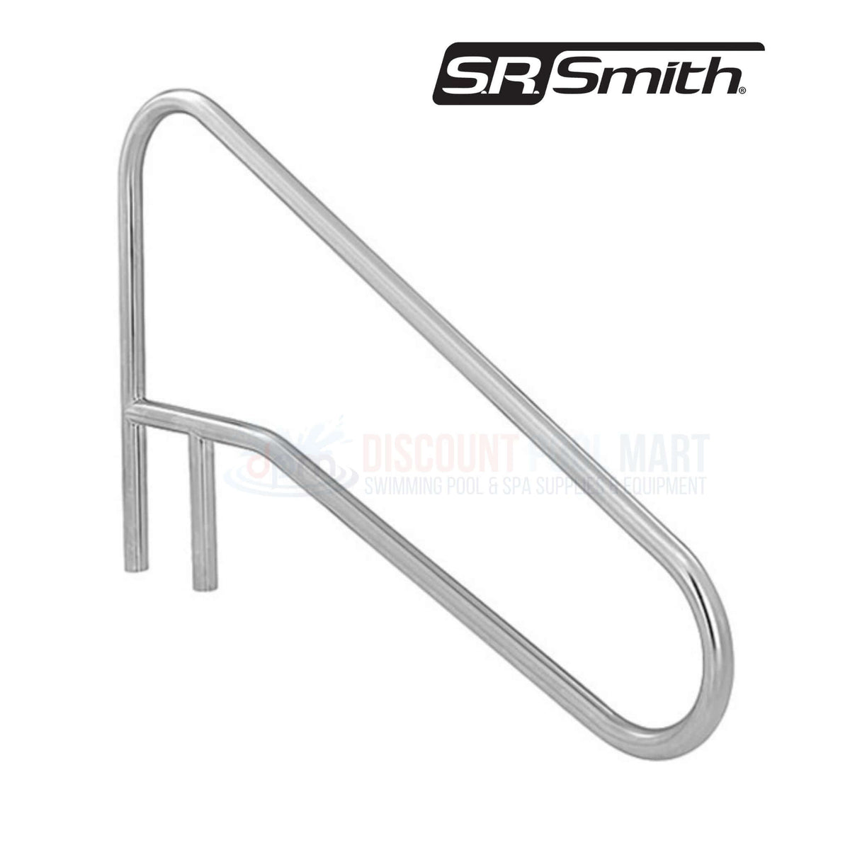 Pool Deck Types S.R. Smith Stainless Steel 3-Bend Deck Mounted Handrail | 54
