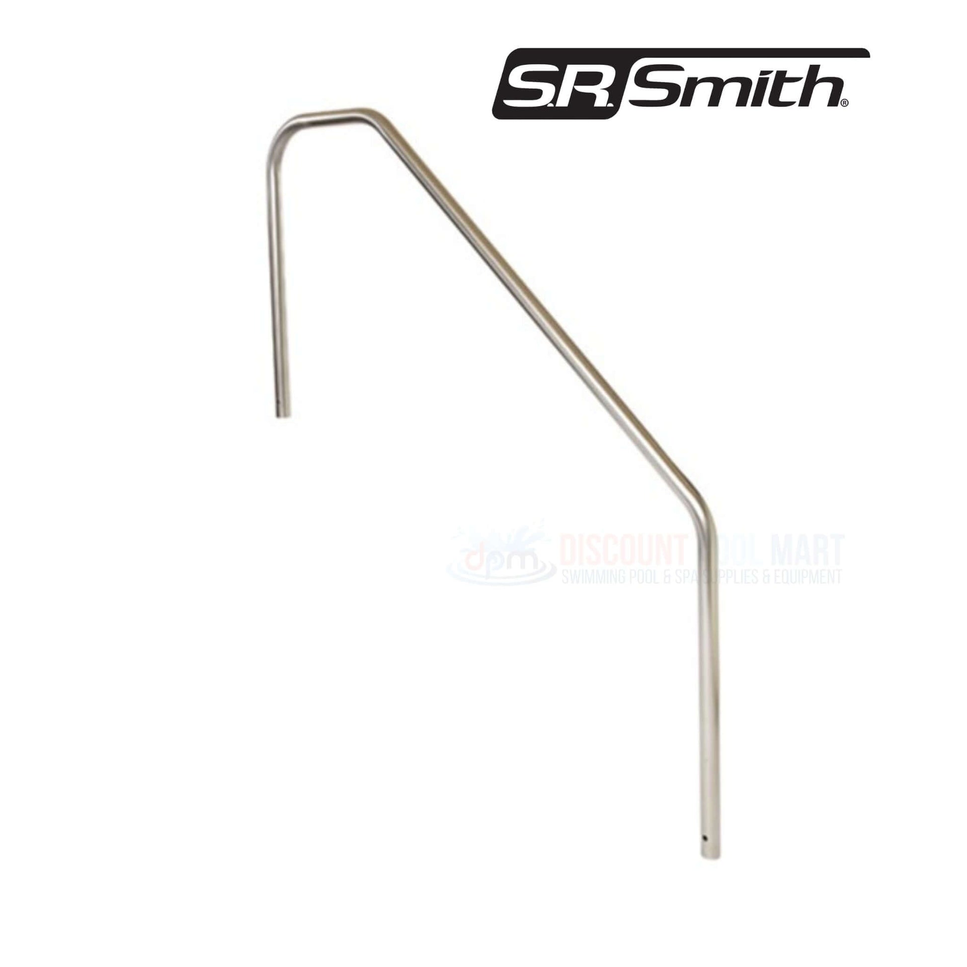 S.R. Smith 2 Bend Handrail Stainless Steel 5' for pool safety, SKU 2HR-5-049 | Available at Discount Pool Mart DPM