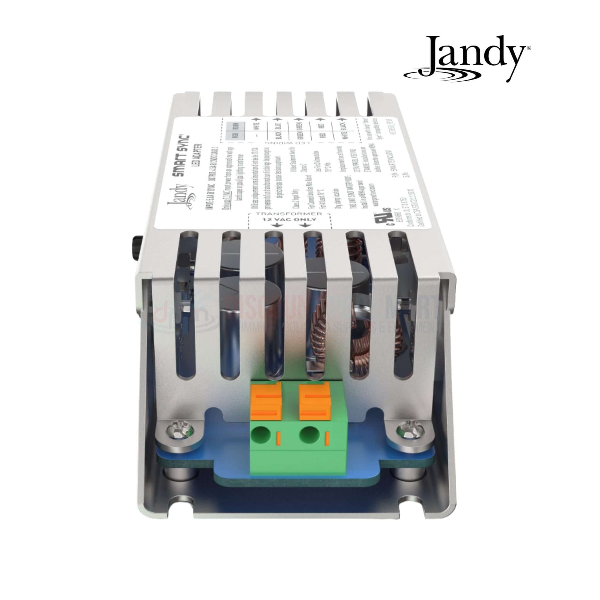 Jandy SMARTSYNC60W Smart Sync LED Adapter showing top view, designed for synchronizing with pool lighting, by Discount Pool Mart.