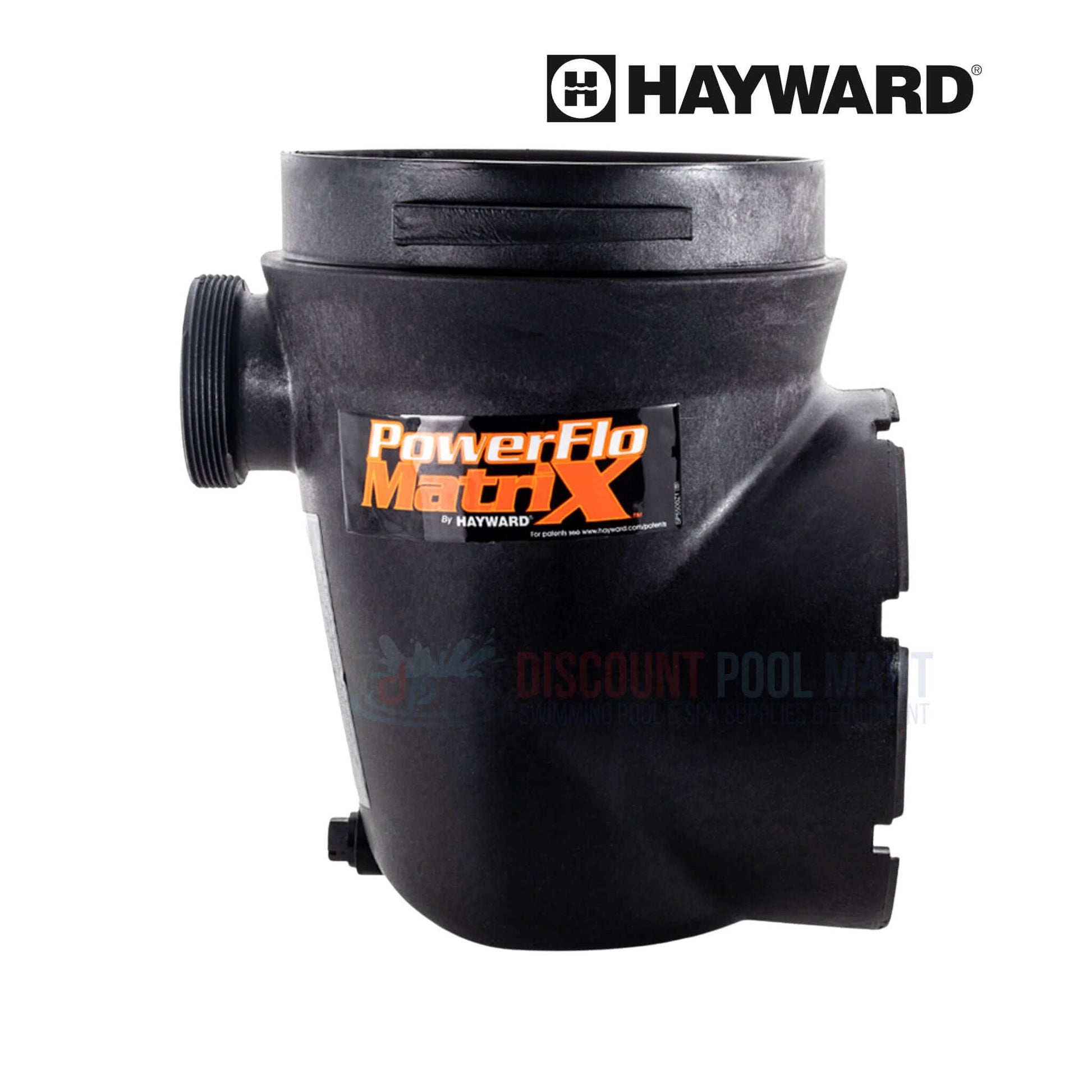 SPX5500C | Hayward PowerFlo Matrix Strainer Housing Volute, durable black housing for pool pump, from Discount Pool Mart.