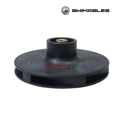 SW-21-006 | Swimables Pentair WhisperFlo 3HP Impeller | 073131, black impeller for pool pumps, from DPM, high quality, pool supplies.