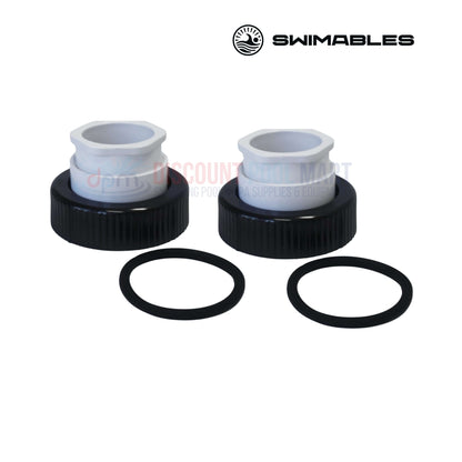 SW-21-028 | Swimables Pentair IntelliFlo3 2" x 2.5" Union Kit | 410028 with union nuts and gaskets from Discount Pool Mart.