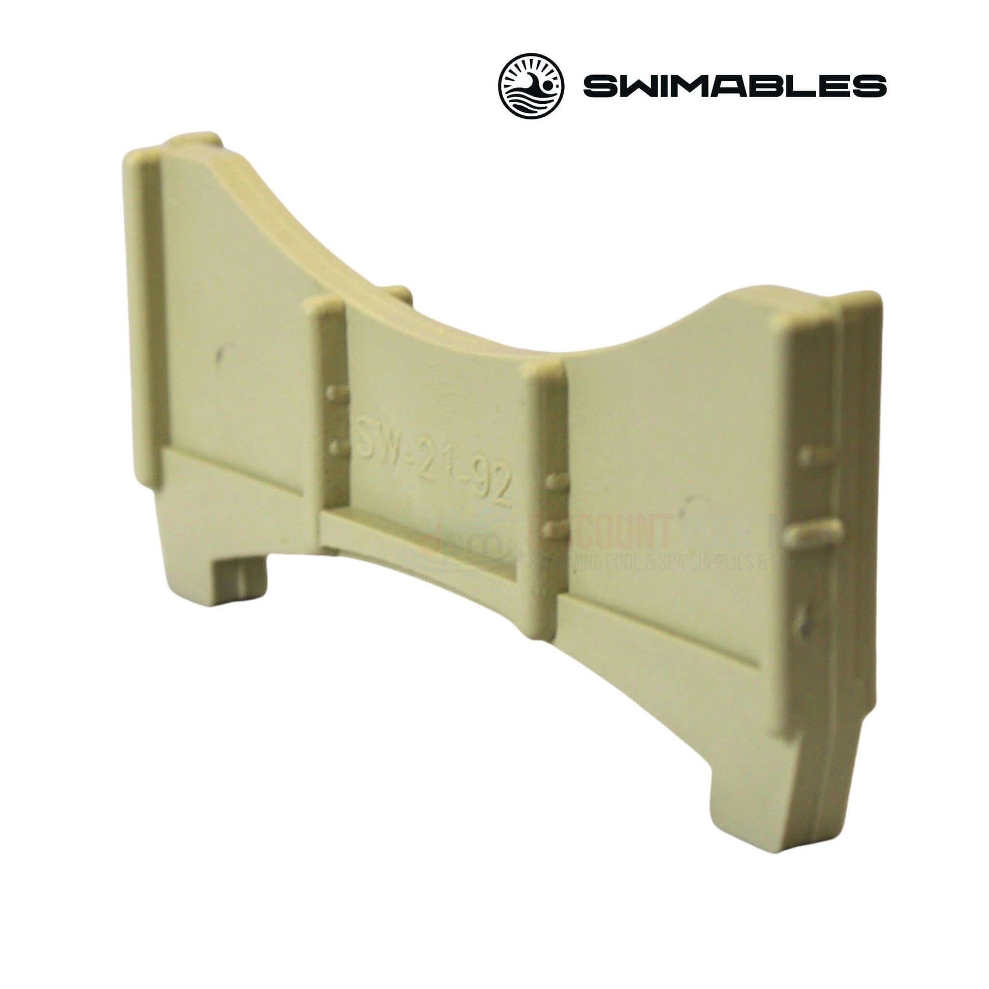SW-21-929 foot insert by Swimables, beige plastic, supports pool pump motors, premium quality for WhisperFlo and IntelliFlo, Discount Pool Mart.