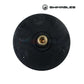 SW-22-003 | Swimables Hayward Pump 1HP Impeller | SPX2607C, black impeller top view, compatible with pool supplies from Discount Pool Mart.