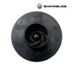 SW-22-005 | Swimables Hayward Pump 2HP Impeller | SPX2615C, black impeller top view, ideal for pool repairs, from Discount Pool Mart.