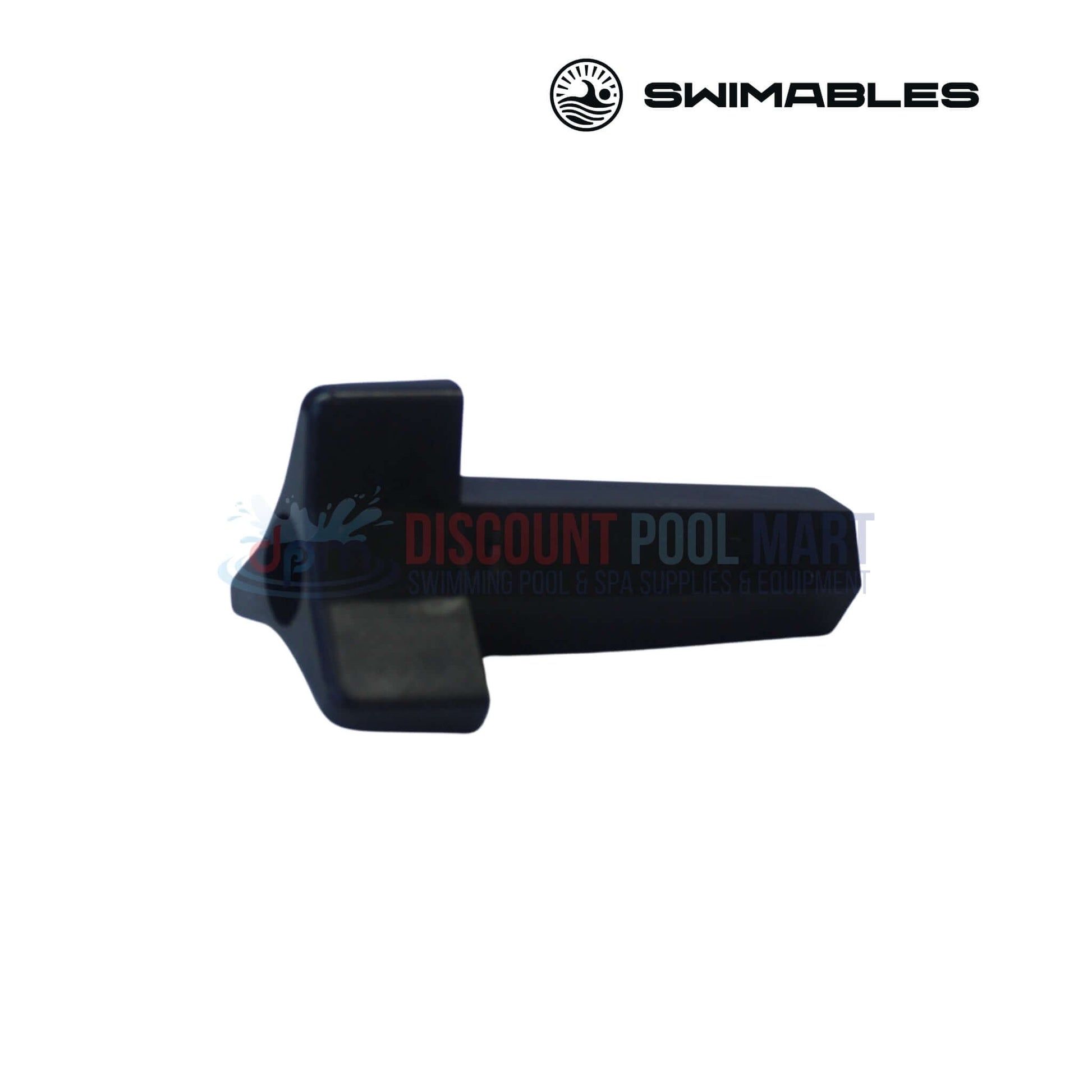SW-26-033 | Swimables Pentair 2000/4000 Series Filter Clamp Knob | 076033 in black, designed for pool filters at Discount Pool Mart.