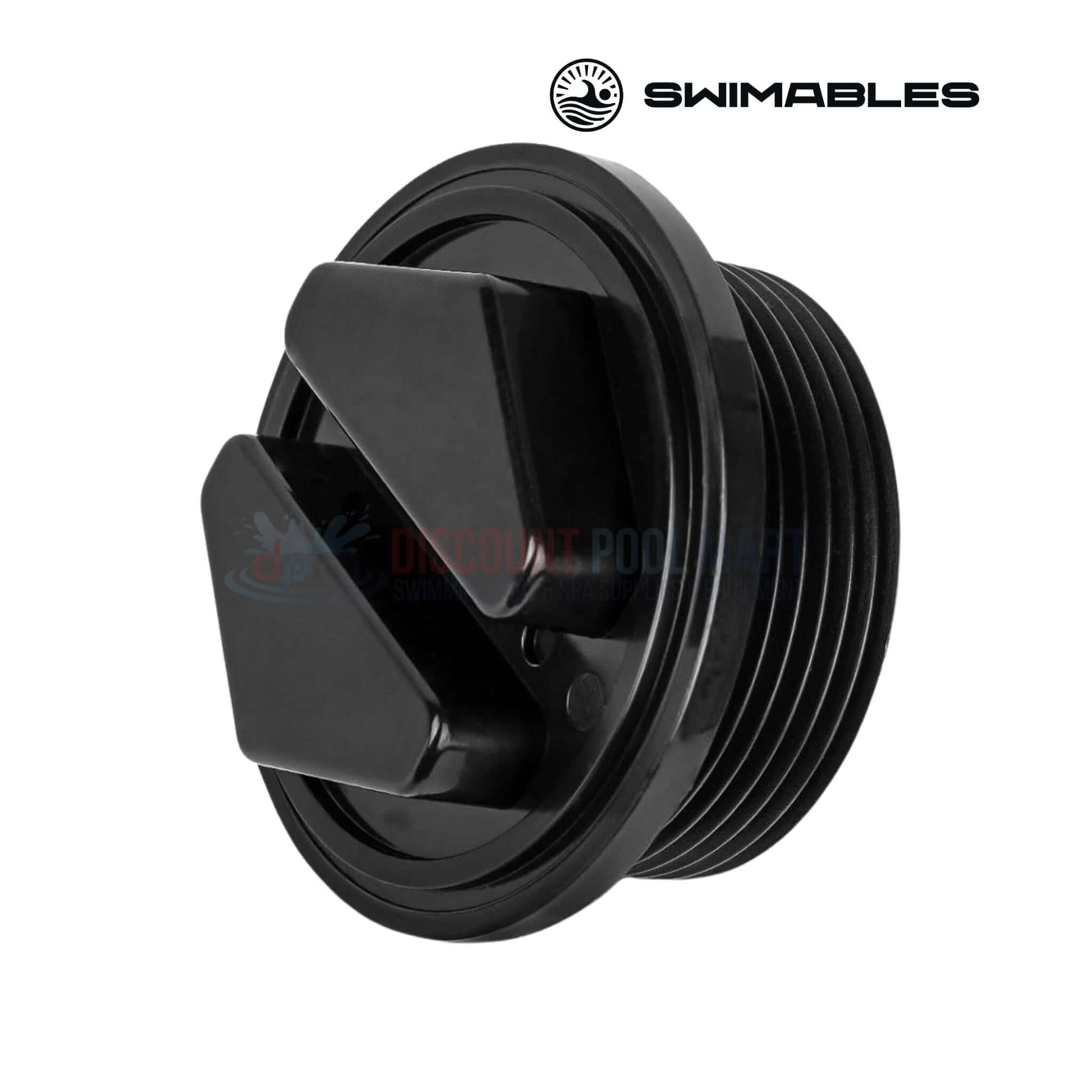 SW-26-862 | Swimables Pentair Filter 1.5" Drain Plug | 86202000 in black, used for reliable sealing in pool filtration.
