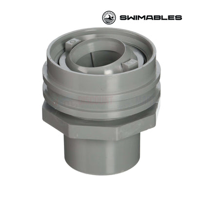 SW-30-816 | Swimables Gray Flush Mount Return Fitting | 1" Socket x 1" Eyeball with gray finish for pool supplies from Discount Pool Mart.