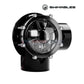 SW-35-915 | Swimables 90 Degree CPVC 1.5" x 2" Check Valve, black, showing transparent lid, ideal for pool supplies at Discount Pool Mart.