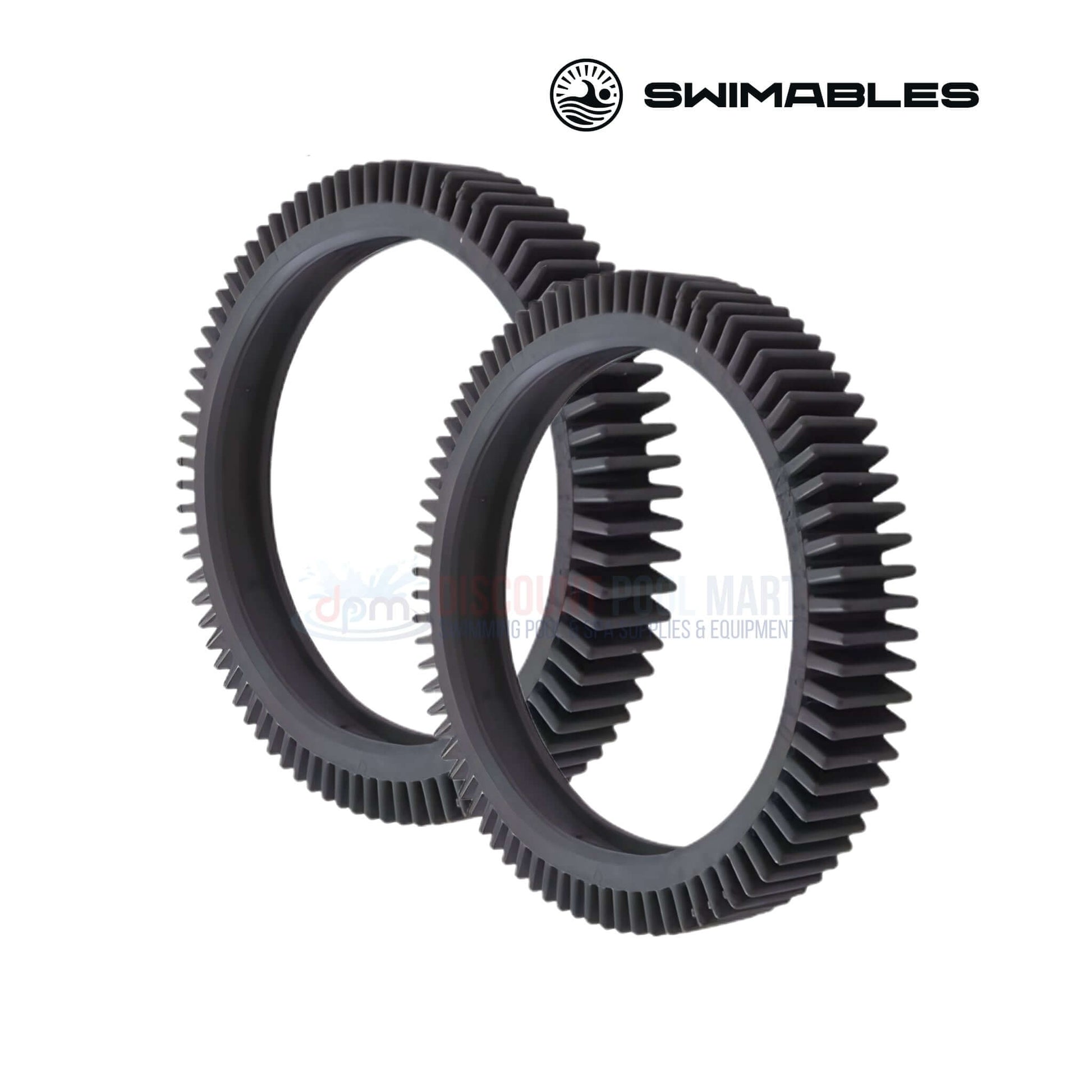 SW-61-563 | Swimables Hayward Poolvergnuegen Back Tire Set | 896584000-563 in black rubber for pool cleaners, from Discount Pool Mart.