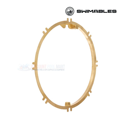 SW-70-116 | Swimables Mounting Brass Ring For Pentair Large Stainless Steel Niches | 79211600 from Discount Pool Mart. Oval design, heavy-duty brass for reliable use.