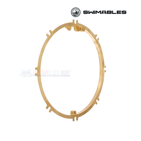 SW-70-116 | Swimables Mounting Brass Ring For Pentair Large Stainless Steel Niches | 79211600 from Discount Pool Mart. Oval design, heavy-duty brass for reliable use.
