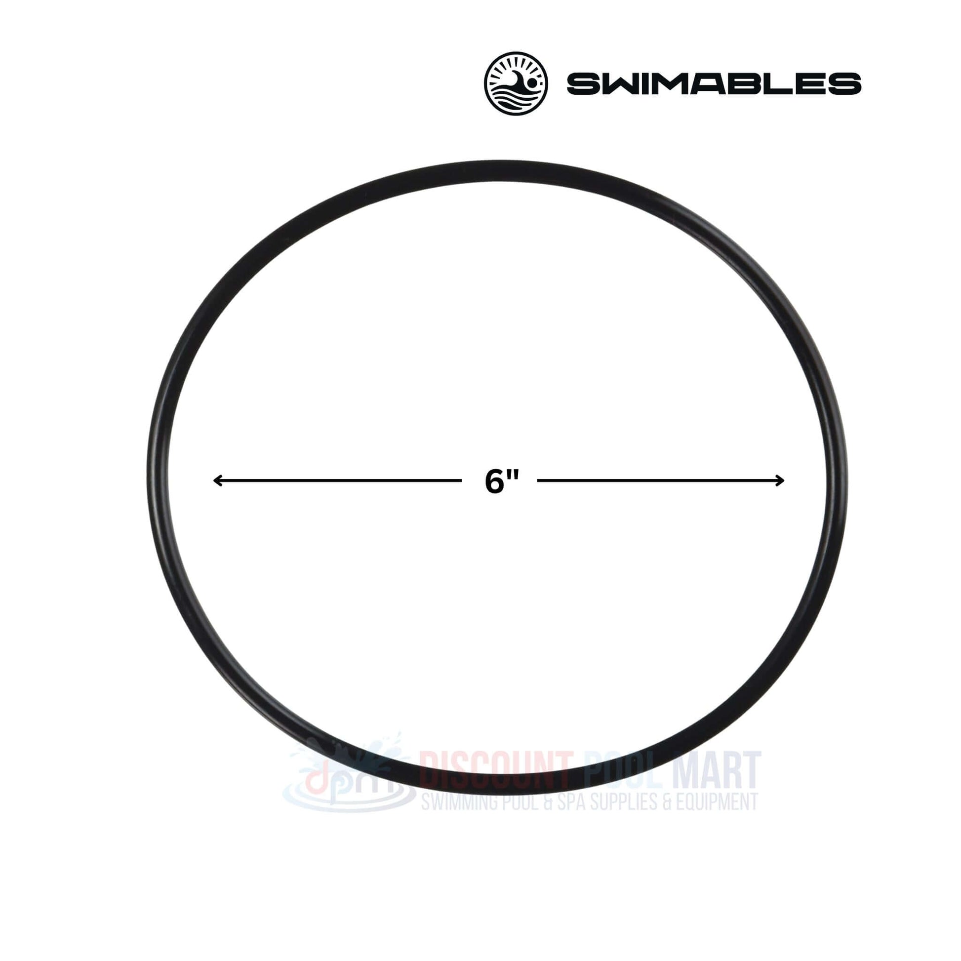 SW-80-150 | Swimables SuperFlo Lid O-Ring | 357255, 6-inch black sealing ring for SuperFlo pumps, pool supplies from Discount Pool Mart.