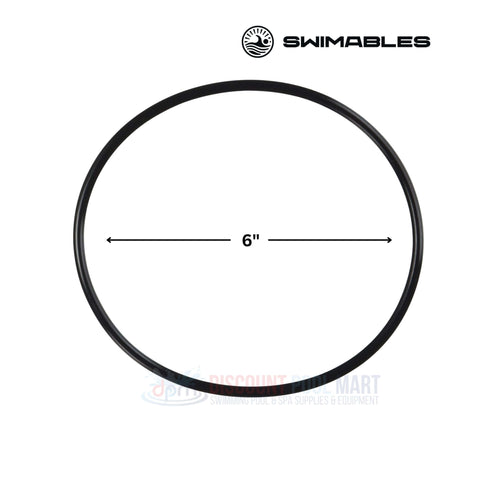 SW-80-150 | Swimables SuperFlo Lid O-Ring | 357255, 6-inch black sealing ring for SuperFlo pumps, pool supplies from Discount Pool Mart.