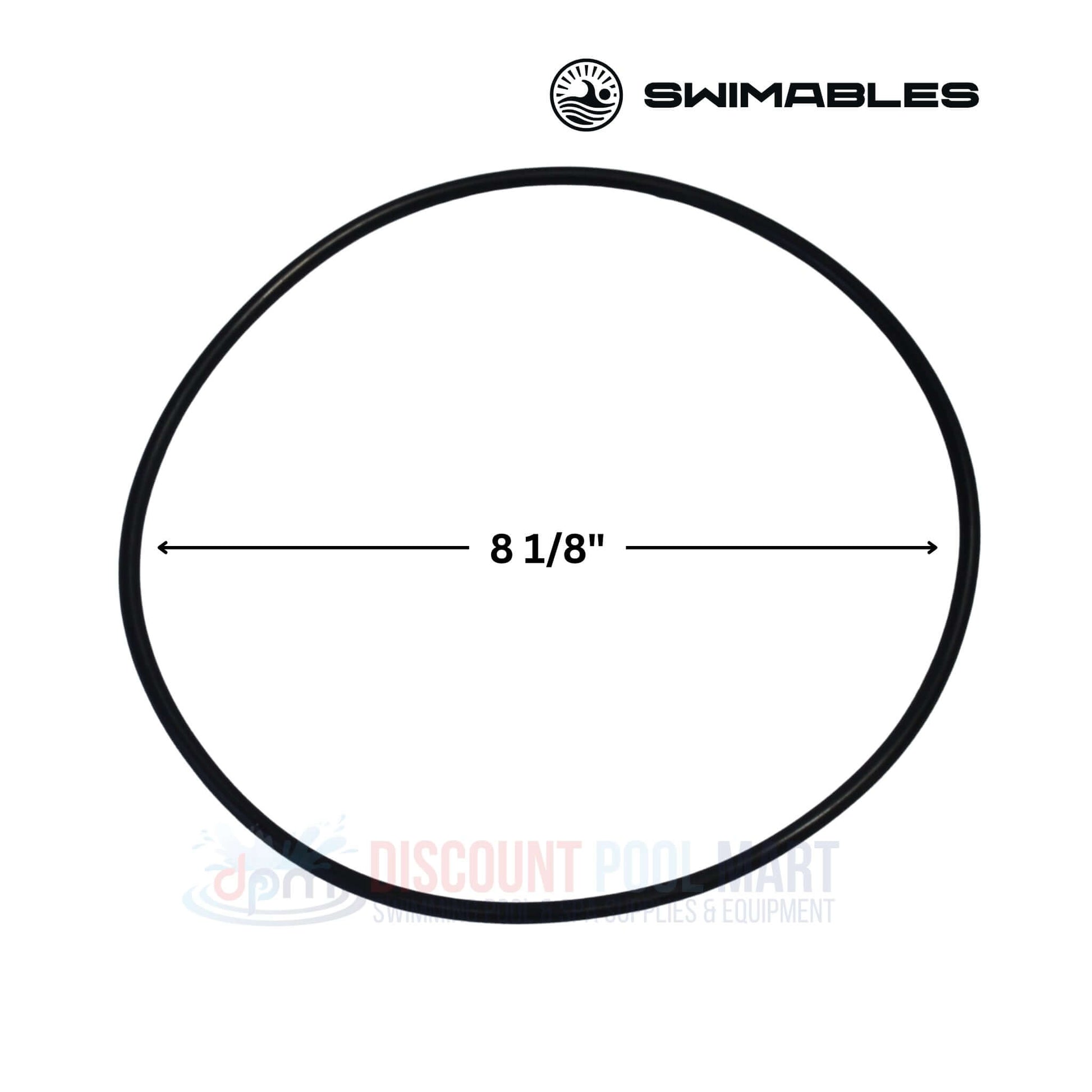 SW-80-239 | Swimables Pentair SuperFlo Seal Plate O-Ring | 355619, black O-ring, 8 1/8" diameter, for pool pumps, Discount Pool Mart.