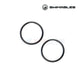 Two black nitrile O-rings from the Swimables SW-80-332 kit, ideal for Pentair Ortega 2" valves, available at Discount Pool Mart.