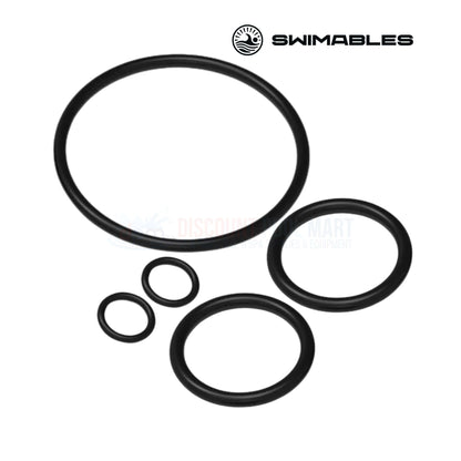 SW-80-513 | Swimables Pentair FNS Plus Push & Pull Backwash O-Ring Kit displayed, featuring various sizes and shapes of durable O-rings for pool supplies.