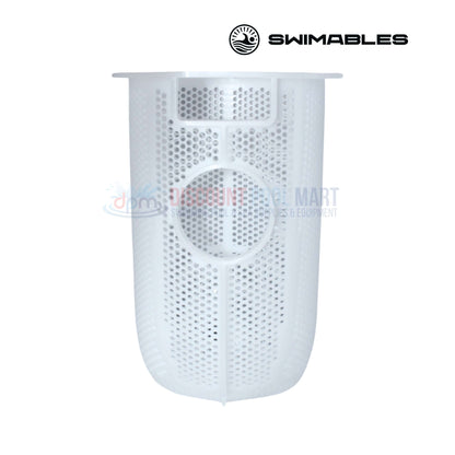 SW-90-320 Swimables Pump Basket shown in white, designed as a replacement for Hayward TriStar SPX3200M, available at Discount Pool Mart.