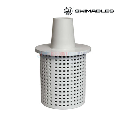 SW-91-099 | Swimables Inverted Skimmer Basket from Discount Pool Mart. Durable white basket designed for optimal pool debris capture.