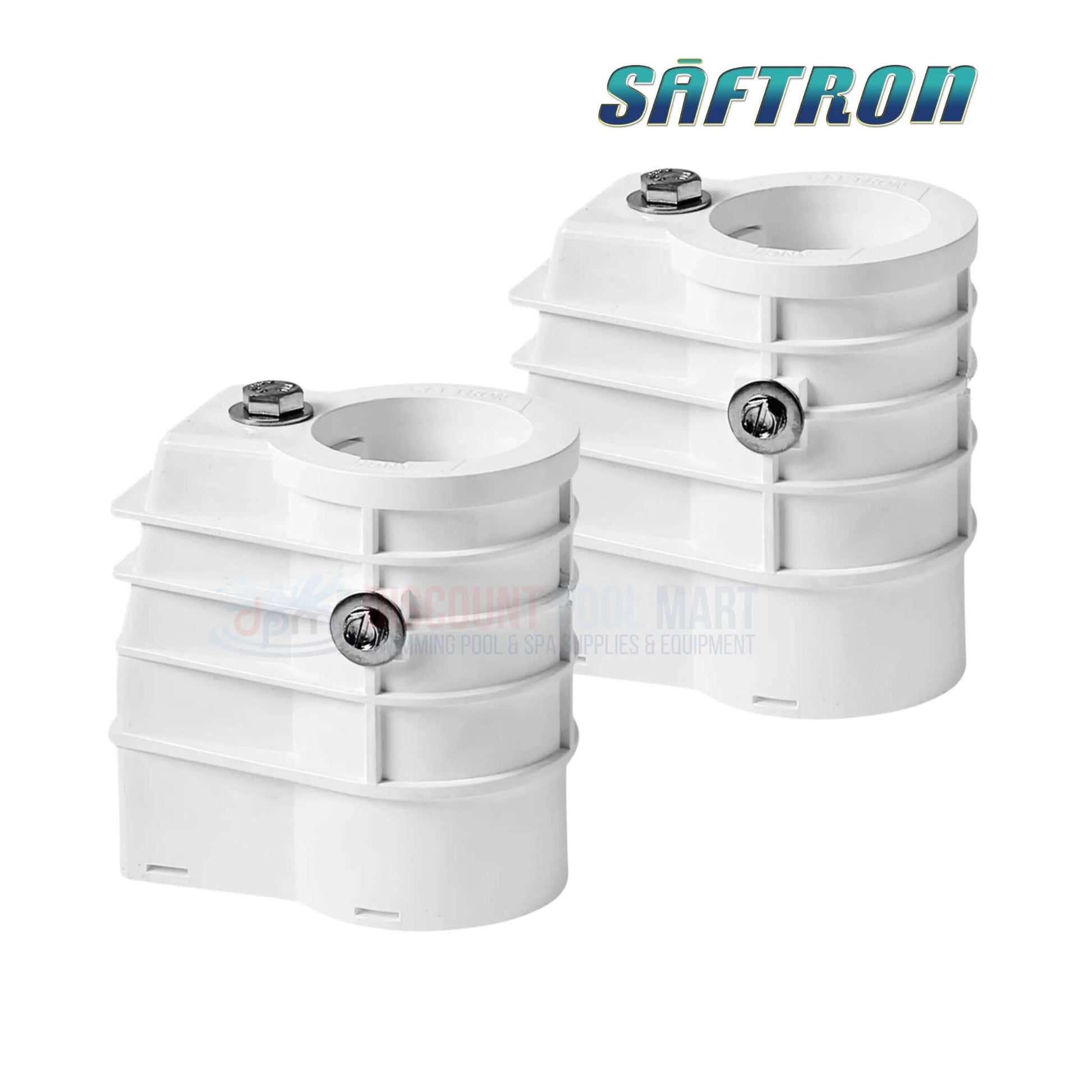 Saftron Anchor Socket ANCH-1, white, corrosion-resistant for pool ladders, from Discount Pool Mart DPM.