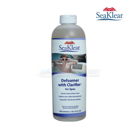 SeaKlear Spa Self-Floccing Defoamer with Clarifier 32oz 90410SKR from Discount Pool Mart DPM for clear water.