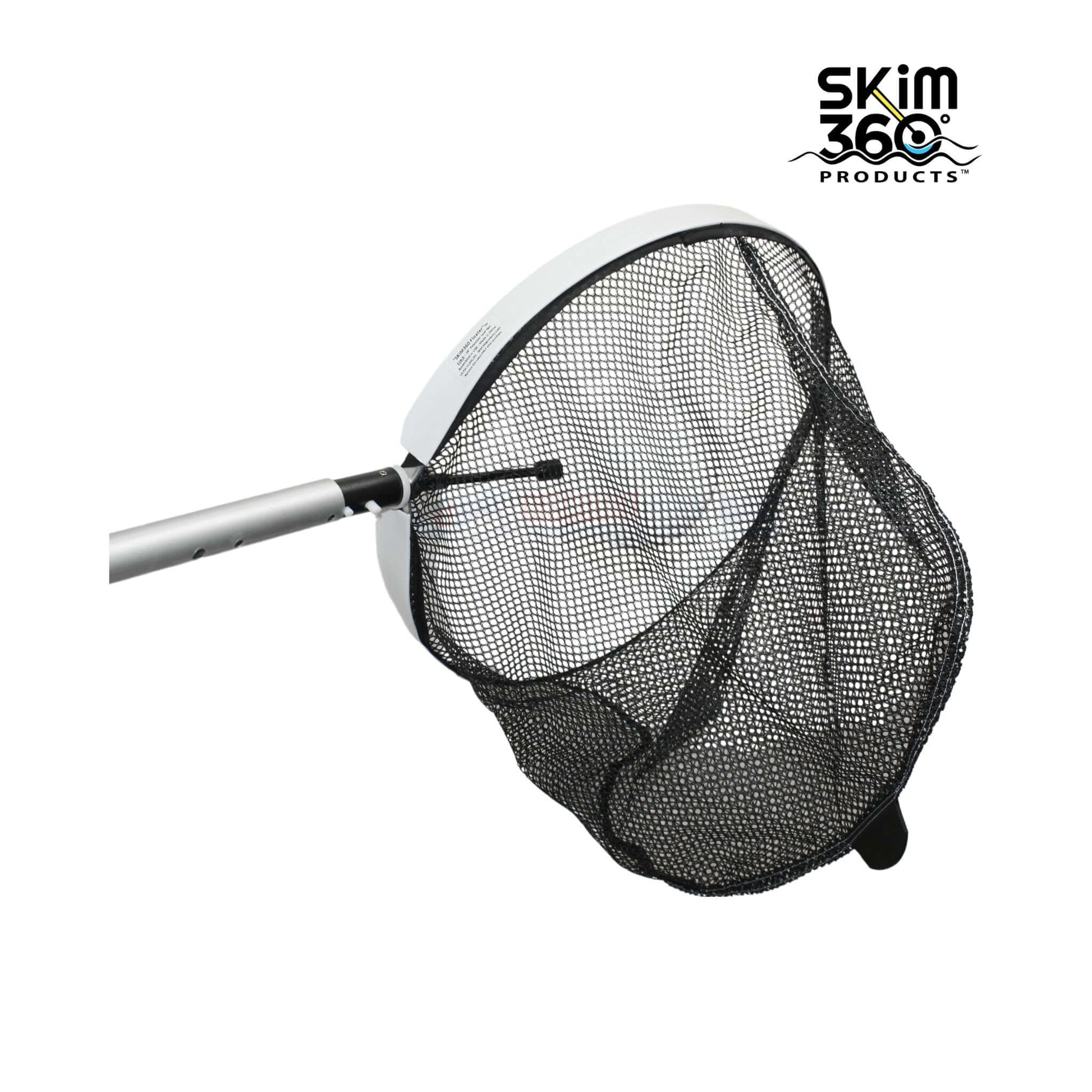 Skim360 Floater Leaf Net with durable black polyester mesh for effortless pool cleaning | SKU: DPM-SKIM360