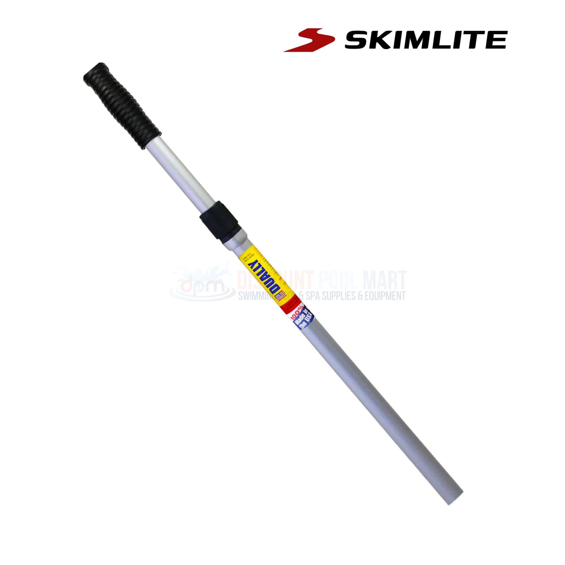 Skimlite Dually Telescopic Pole 2pc 8'-16' from Discount Pool Mart DPM, durable aluminum for pool maintenance.