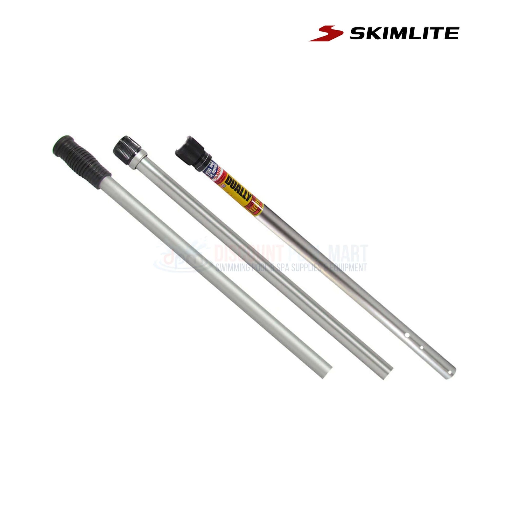Skimlite Dually telescopic pole 3pc set extending from 6 to 18 feet available at Discount Pool Mart (DPM)