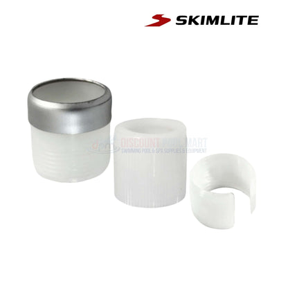 Skimlite 501C Outside Lock Kit for Poles, 3-piece assembly from Discount Pool Mart for secure pole locking.