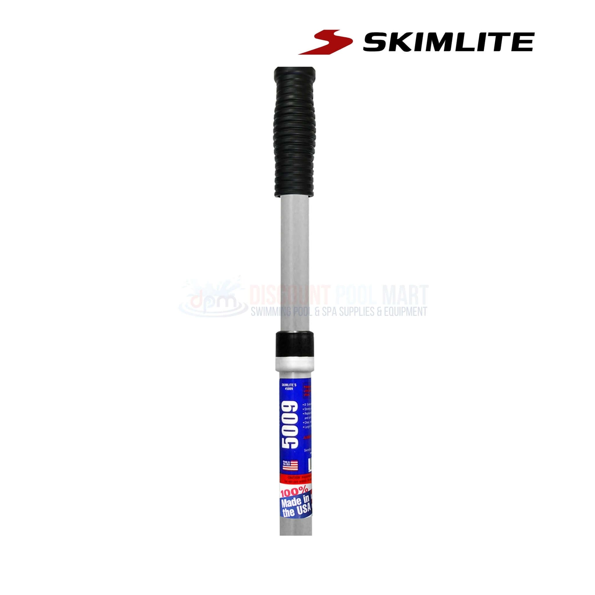 Skimlite 5009 telescopic pool pole, 8' to 16' extension, commercial-grade aluminum, from Discount Pool Mart DPM.