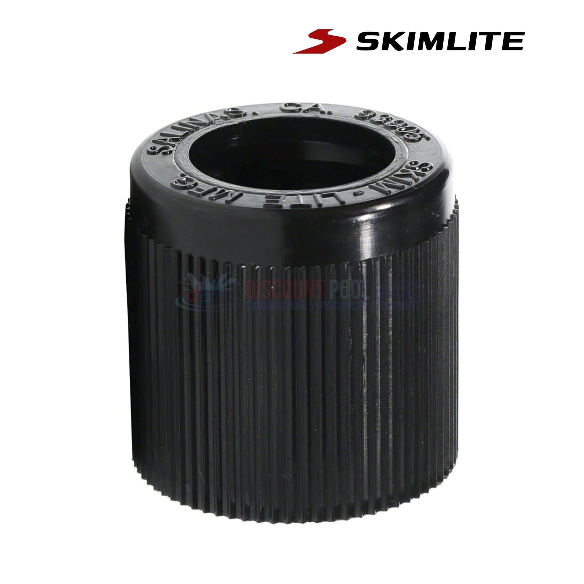 Skimlite 922 female fitting for small telescopic pole in black, available at Discount Pool Mart DPM.