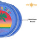 Solar Sun Rings Pool Cover with Water Anchor and Palm Design, 5' Diameter from Discount Pool Mart DPM.