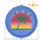 Solar Sun Rings Pool Cover SSRA-100 with Palm Design, 5' diameter, from Discount Pool Mart DPM.