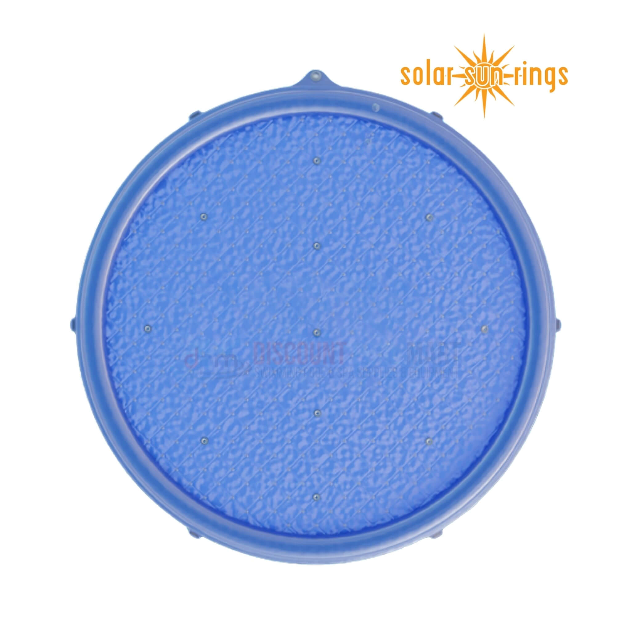 Solar Sun Rings Pool Cover | Plain Blue | SSRA-BL-02