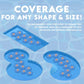 Solar Sun Rings offer coverage for any pool shape and size, maximizing heat absorption and efficiency. Discount Pool Mart DPM.
