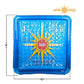 Solar Sun Square Pool Cover by Discount Pool Mart, 5' x 5', Model SSSA-SB, UV-resistant, energy-efficient heating solution.