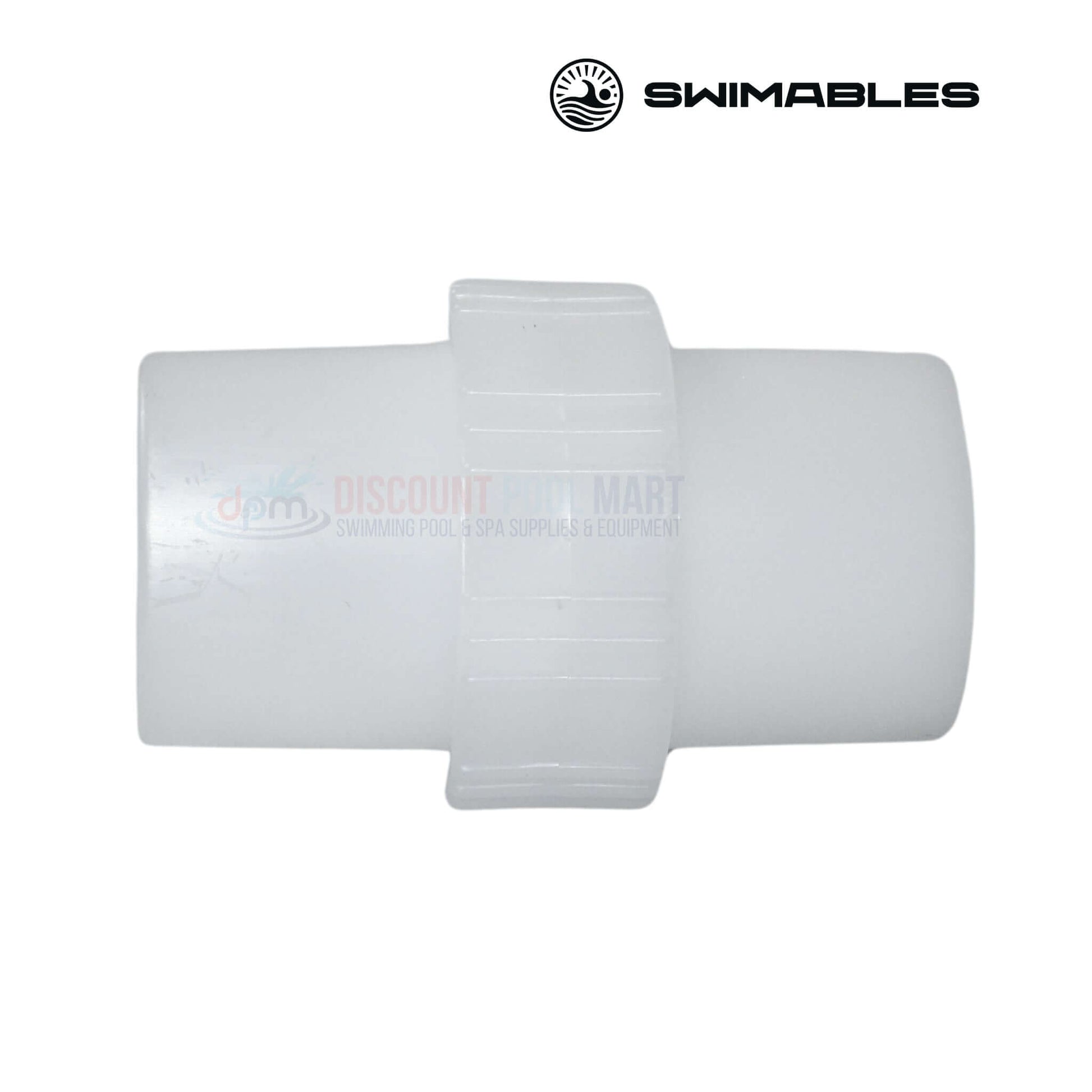 Swimables 1.5" hose connector SW-10-207, durable pool vacuum adapter from Discount Pool Mart DPM.