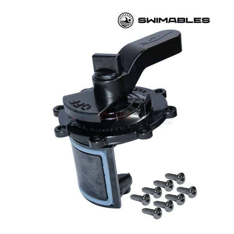 Swimables 2 & 3 Port Valve Replacement Kit SW-35-720 from Discount Pool Mart DPM with screws for easy installation.