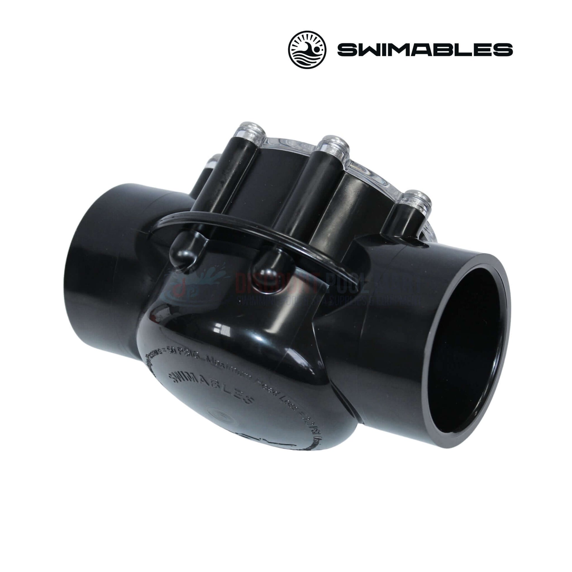 Swimables CPVC Check Valve SW-35-120, 2" x 2.5" for Discount Pool Mart DPM, durable and corrosion resistant.