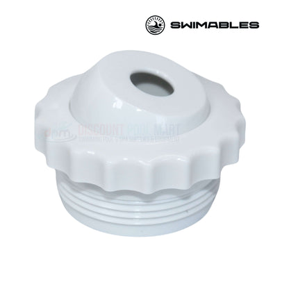 Swimables 1.5" x 0.5" Directional Fitting, White, for pool and spa water flow control, SKU: SW-30-820, Discount Pool Mart DPM.